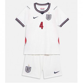 England Declan Rice #4 Fußballbekleidung Heimtrikot Kinder WM 2026 Kurzarm (+ kurze hosen)